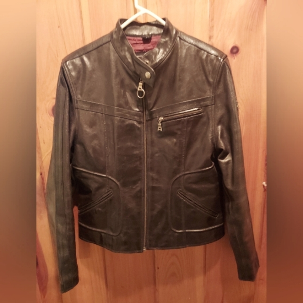 Leather Moto Jacket